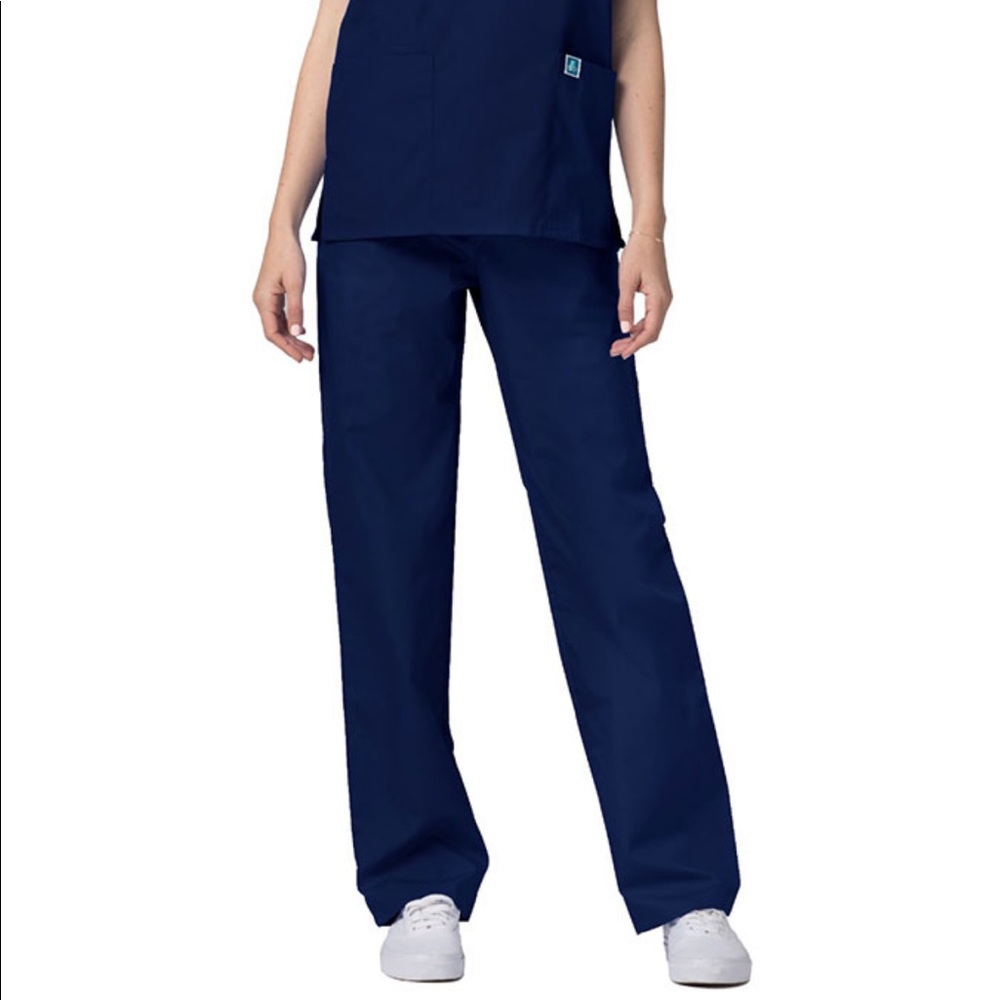 Crest navy blue scrub bottoms size small